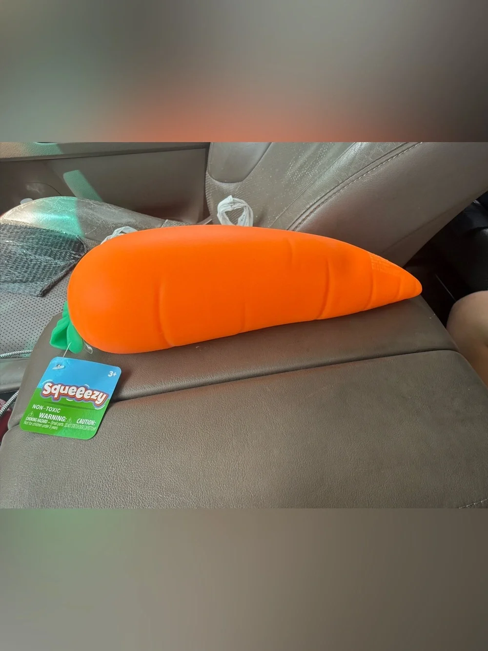 Authentic Orange Plush Carrot Toy